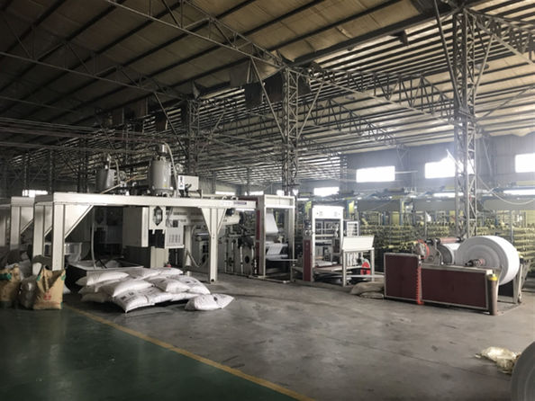 Yiyang Wanlin Weave Packing Co., Ltd. línea de producción de fábrica