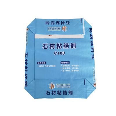 calidad  Colorful BOPP Printing PP Woven Valve Bag with 20kg 25kg Capacity for Cement and Dry Mix Glue fábrica