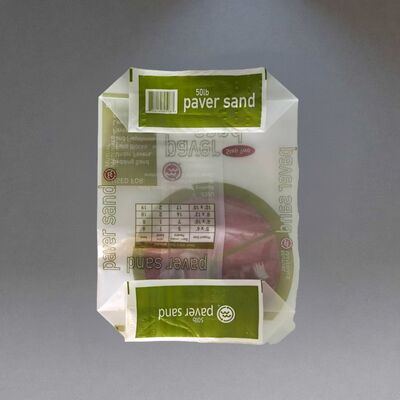 calidad  Labyrinth breathable Heavy Duty PE Valve Bags with Center Seam for 50LB 22.7kg Paver Sand fábrica