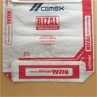 20kg 25kg PP tejidos 30kg empaqueta bolsos tejidos los PP del saco de 40kg 50kg con la válvula de cierre automático