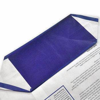 Válvula de fondo cuadrada resistente a la humedad Bolsas de cemento de PP de 70 a 100 gramos Embalaje vacío