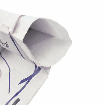 El cemento resistente de los PP de humedad empaqueta el bolso inferior 70gsm - 100gsm de la válvula del cuadrado vacío