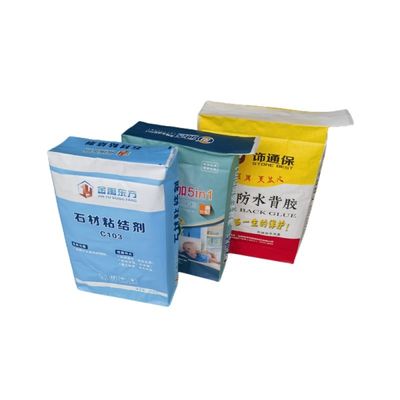 Los bolsos tejidos BOPP vacíos bloquean el bolso de empaquetado impreso inferior de la válvula de los PP