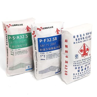 La estrella caliente del anuncio de la venta 25KG 40KG 50KG empaqueta los PP para bloquear la válvula inferior del cemento del bolso empaqueta el saco del cemento