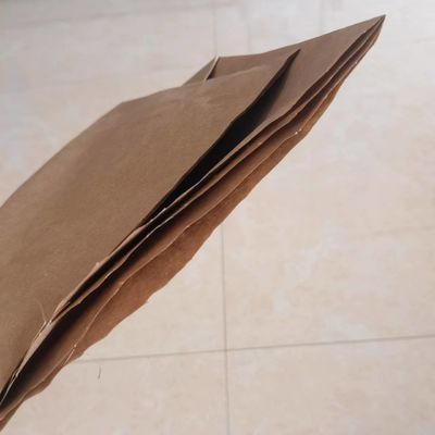 Sin parche de refuerzo, bolsas de válvula de papel de 2 capas de 90 g/m² para envasado de cemento de 50 kg