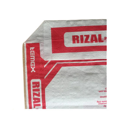 Los bolsos del cemento de la estrella 50KG 40KG 25KG del anuncio bloquean los bolsos tejidos inferiores de la válvula de los PP