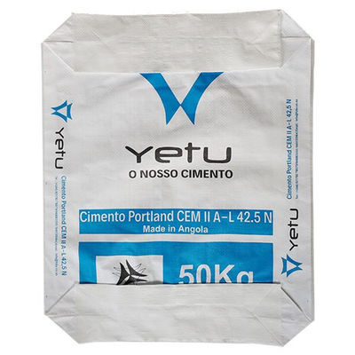 La estrella PP del anuncio cementa el bolso concreto inferior 25KG del bloque del saco 40KG 50KG del bolso de la válvula