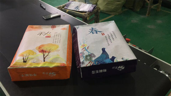 La estrella BOPP del anuncio laminó el bolso inferior tejido los PP 40KG 50KG del bloque plástico del cemento de los bolsos