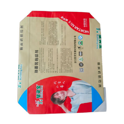 La parte inferior BOPP del bloque del cemento laminó la válvula tejida de los PP de los bolsos empaqueta 25KG 40KG 50KG