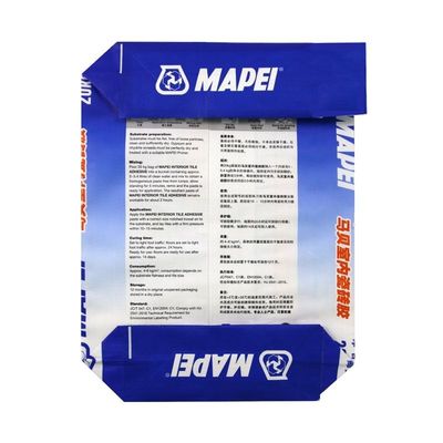 Bolso plástico tejido PP inferior del cemento del bolso 20kg 25kg 40kg 50kg de la válvula del bloque