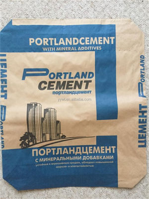 Brown de encargo las bolsas de papel 50kg de 3 capas cementa los sacos 60gsm - 90gsm de la bolsa de papel