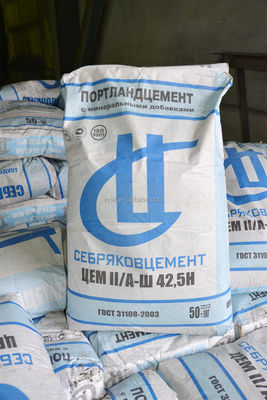 La impresión en offset los bolsos de papel del cemento de los sacos 50kg Kraft del papel de 3 capas modificó para requisitos particulares