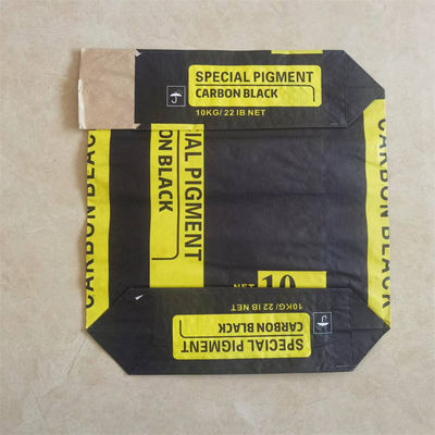 90gsm de encargo bolsos vacíos de papel ISO14001 del cemento de las bolsas de papel 50kg Kraft de 3 capas
