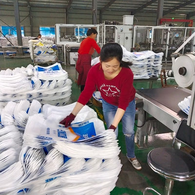 El bloque PP inferiores cementa los sacos