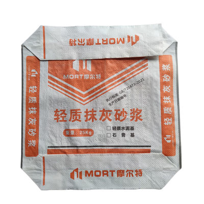 Bolsa de cemento de válvula de fondo laminada de PP de trabajo pesado 50 kg Bolsa de válvula de PP Bloque de cemento de fondo pequeño