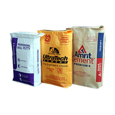 Venta caliente Bolsa de cemento vacía Bolsa de válvula de PP 25 KG 40 KG 50 KG Bolsa de cemento