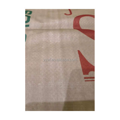 Material de construcción de autocierre Embalaje Bolsa de cemento de PP con embalaje de válvula