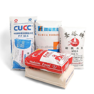 Bolsa de embalaje de cemento AD STAR KON Pp Bolsa de cemento tejida para Holcim 25 kg a 50 kg