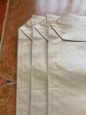 Bolsa de embalaje de plástico de 60x50x10cm 80GSM para el relleno de material de construcción con mortero