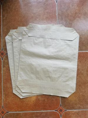 Bolsa de embalaje de plástico de 60x50x10cm 80GSM para el relleno de material de construcción con mortero