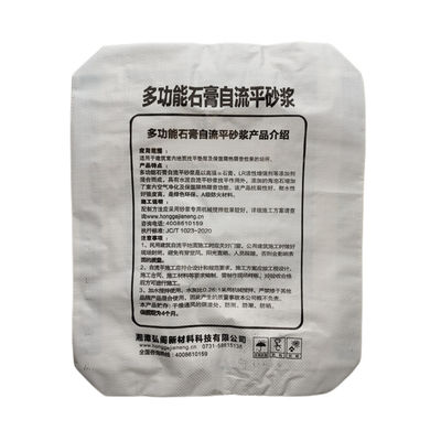 36x46x11cm 80GSM ((60+20) Bolsa de válvula de tejido de PP para mezclas secas