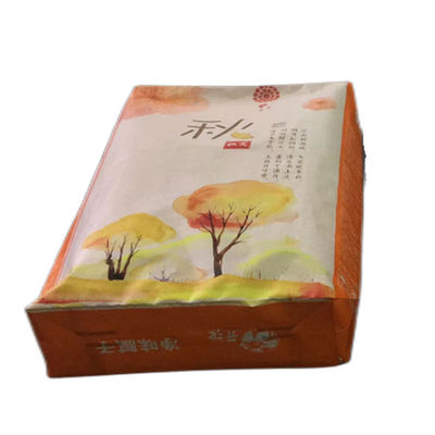 Impresión Bopp de colores Bolsa de válvula tejida de PP para mezclas secas de 20 kg 25 kg 30 kg