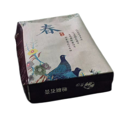 Impresión Bopp de colores Bolsa de válvula tejida de PP para mezclas secas de 20 kg 25 kg 30 kg