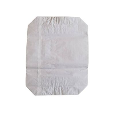 Bolsas de cemento de papel de 2 capas de 80 g/m² con película de 1 capa, multicapa, a prueba de humedad, para adhesivo de baldosas de 20 kg, sellado con asa de 99 g / personalizado