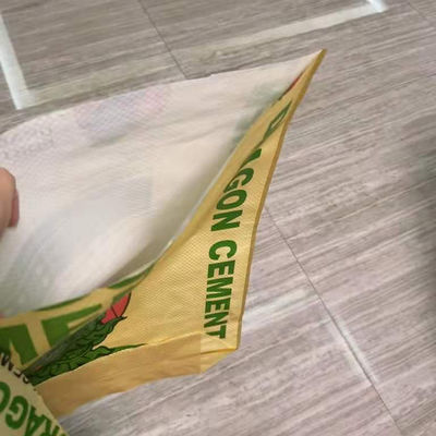 25 KG 40 KG 50 KG Saco de cemento Bolsa de tejido Bolsa de cemento vacía Bolsa de válvula de PP para impresión industrial y flexo