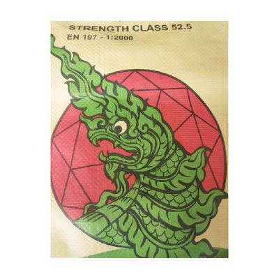 25 KG 40 KG 50 KG Saco de cemento Bolsa de tejido Bolsa de cemento vacía Bolsa de válvula de PP para impresión industrial y flexo