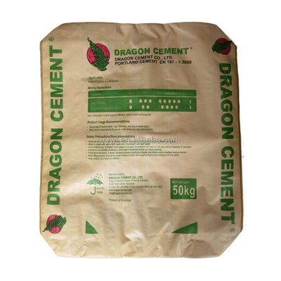 Bolsas de válvulas de cemento PP a prueba de humedad de tejido policolor 25 KG 40 KG 50 KG Embalaje