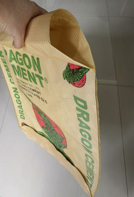 Bolsas de válvulas de cemento PP a prueba de humedad de tejido policolor 25 KG 40 KG 50 KG Embalaje