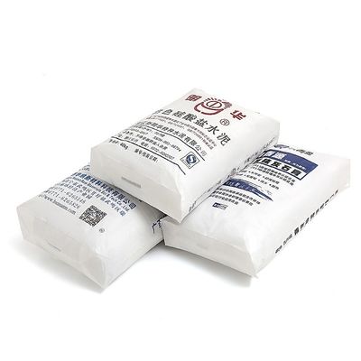 Polípropileno Válvula ecológica Bolsas de cemento de PP 50 kg Envasado de fondo de bloque AD STAR