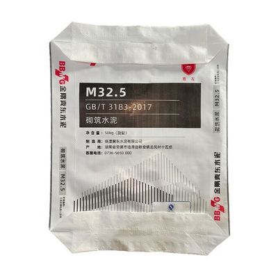 Bolsa de cemento tejido de PP con válvula 25kg 50kg a prueba de humedad