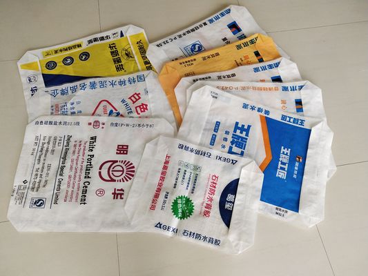 80GSM PP Bolsa de cemento de válvula laminada Impresión multicolor 20-50kg
