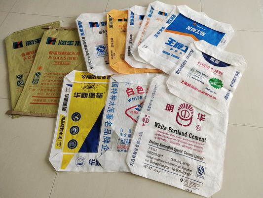 80GSM PP Bolsa de cemento de válvula laminada Impresión multicolor 20-50kg