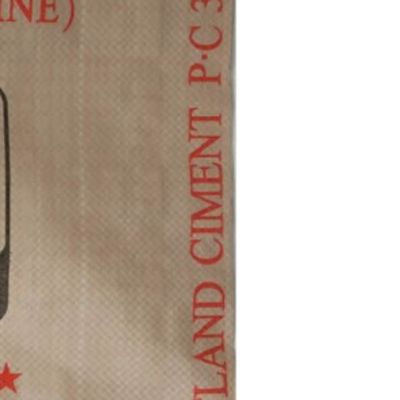 Saco de cemento tejido de PP de 25-50 kg con válvula a prueba de humedad con certificación ISO