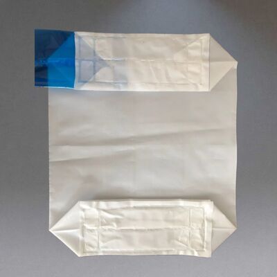 Bolsas de válvula de PE de alta resistencia de 25 KG para negro de humo con válvula de solapa