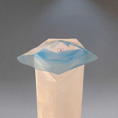 Bolsas de válvula de PE de alta resistencia de 25 KG para negro de humo con válvula de solapa