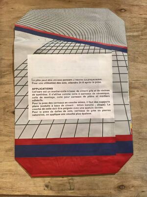 Bolsa de válvula de papel de 2 capas de 90GSM con fondo de bloque para bolsas de embalaje de cemento de 50 kg