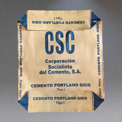 Moisture Proof PP Woven Valve Bag for Heavy Duty 50kg Cement Packaging