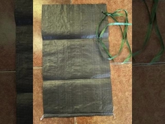 35x66cm 50LB Bolsas de arena de embalaje Bolsas de tejido de PP vacías Fondo de costura reciclado